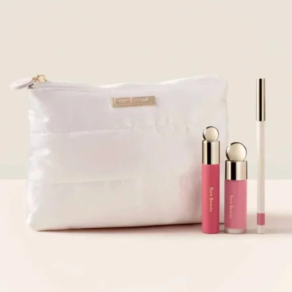 NWT Rare Beauty Something Rosy Lip & Cheek Set